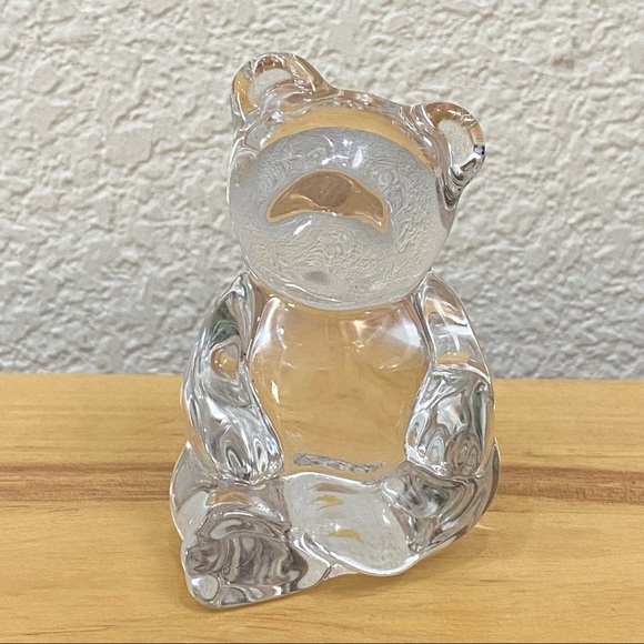 Princess House Accents Vintage Princess House Clear Bear